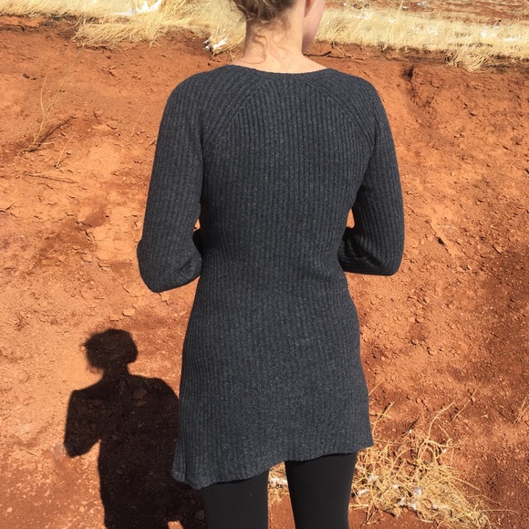 Rag and Bone Wool Knit Woven Short Sweater Dress - Picture 3 of 12